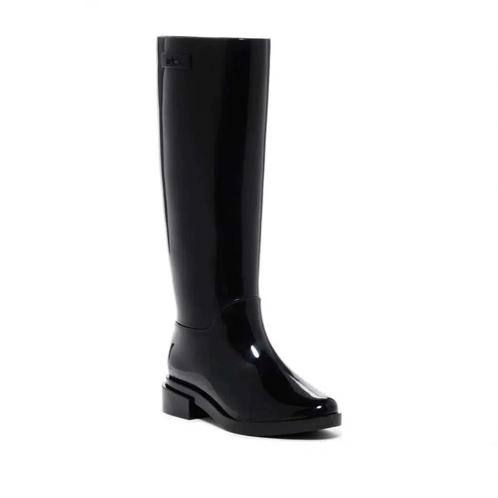 Melissa Fullness Black Rain Boots